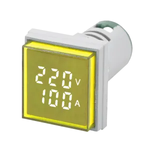 AD22-SAV, 0-100А, 50-500В, жовтий (Світлосигнальна арматура з індикаторами) AD22-SAV, 0-100А, 50-500В, жовтий (Світлосигнальна арматура з індикаторами)