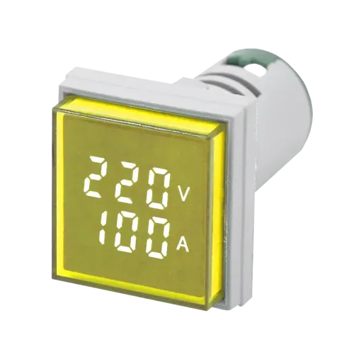 AD22-SAV, 0-100А, 50-500В, жовтий (Світлосигнальна арматура з індикаторами) AD22-SAV, 0-100А, 50-500В, жовтий (Світлосигнальна арматура з індикаторами)