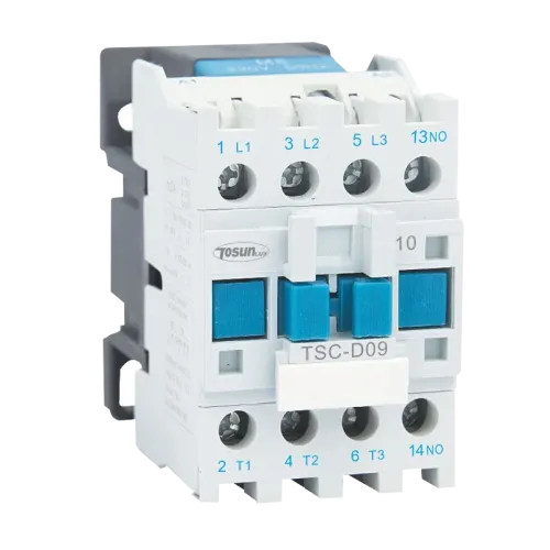 Контактор электромагнитный TSC-D1201, 12А, 3P+NC, катушка 400В Контактор электромагнитный TSC-D1201, 12А, 3P+NC, катушка 400В