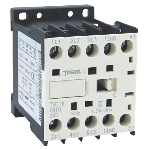 Контактор электромагнитный TSC1-K, 12А, 230В, 3P+1NO Контактор электромагнитный TSC1-K, 12А, 230В, 3P+1NO
