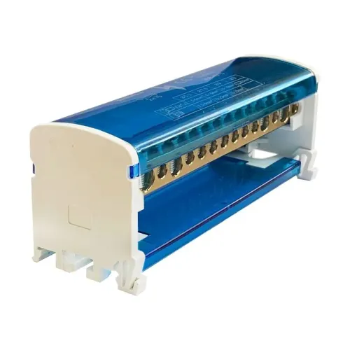 Шина нульова TTD-3, 2х15, 125А в корпусі з кришкою Шина нульова TTD-3, 2х15, 125А в корпусі з кришкою