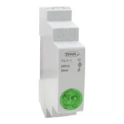 LED-індикатор модульний TIL1-1, 230В AC/DC, зелений LED-індикатор модульний TIL1-1, 230В AC/DC, зелений