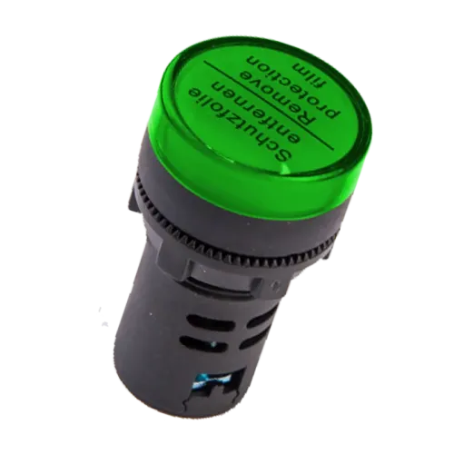 Индикатор световой AD22-22DS, зеленый, Ø22, АС 230В, LED Индикатор световой AD22-22DS, зеленый, Ø22, АС 230В, LED