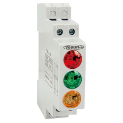 LED-індикатор модульний TIL1-3 RGY, червоний-зелений-жовтий, 230В, AC/DC