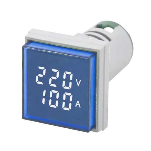 AD22-SAV, 0-100А, 50-500В, синій (Світлосигнальна арматура з індикаторами) AD22-SAV, 0-100А, 50-500В, синій (Світлосигнальна арматура з індикаторами)