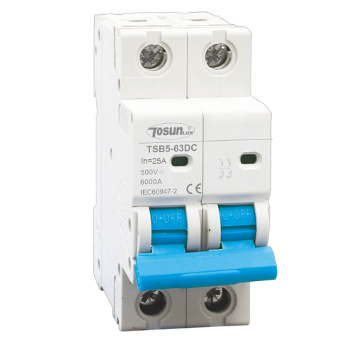 TSB5-63DC, 2P, 50А, 500В, 6кА TSB5-63DC, 2P, 50А, 500В, 6кА
