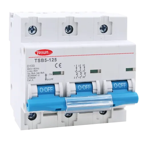 TSB5-125, 100А, 3P, тип D, 6кА TSB5-125, 100А, 3P, тип D, 6кА