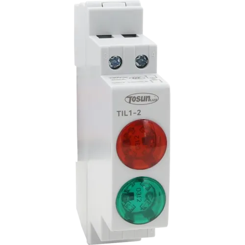 LED-індикатор модульний TIL1-2, 230В AC/DC, червоний-зелений LED-індикатор модульний TIL1-2, 230В AC/DC, червоний-зелений
