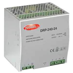 Блок питания DRP-240-24, 24В, 10А Блок питания DRP-240-24, 24В, 10А