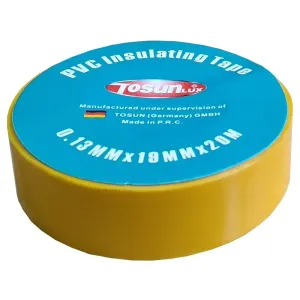 Лента изоляционная PVC, желтая, 20м (0.13х19)