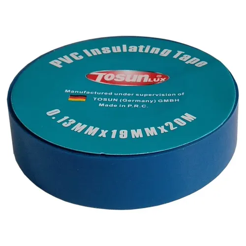 Лента изоляционная PVC, синяя, 20м (0.13х19) Лента изоляционная PVC, синяя, 20м (0.13х19)