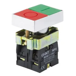 Кнопка NP2-BL8325 1NO+1NC Червона+Зелена Кнопка NP2-BL8325 1NO+1NC Червона+Зелена