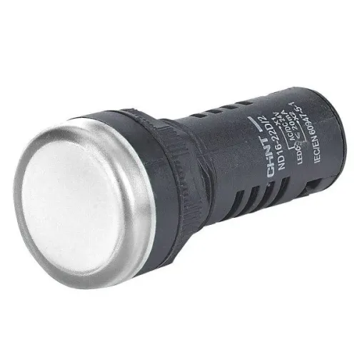 Індикатор ND16-22D/2 білий AC/DC230В Індикатор ND16-22D/2 білий AC/DC230В