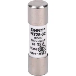 Запобіжник RT28-32 10A 10х38 gG/gL Запобіжник RT28-32 10A 10х38 gG/gL