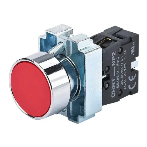 Кнопка NP2-BA42 без підсвітки червона 1NC IP40 Кнопка NP2-BA42 без підсвітки червона 1NC IP40