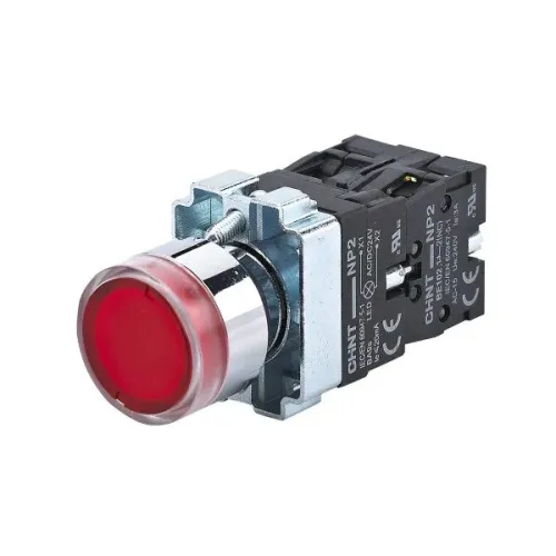 Кнопка NP2-BW3465 1NO+1NC красная AC/DC 230В(LED) IP40 Кнопка NP2-BW3465 1NO+1NC красная AC/DC 230В(LED) IP40