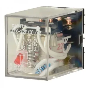 Реле проміжне JZX-22F(D)/4Z PLU AC12V з LED інд. Реле проміжне JZX-22F(D)/4Z PLU AC12V з LED інд.