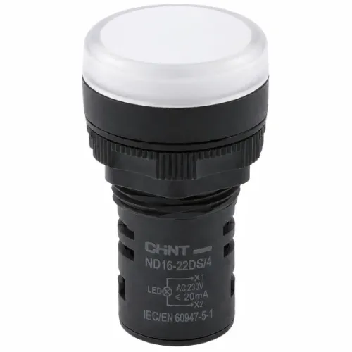 Індикатор ND16-22DS/2 білий АС/DC24В Індикатор ND16-22DS/2 білий АС/DC24В