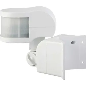 Датчик руху інфрачервоний e.sensor.pir.13.white(білий) 270°, IP44 Датчик руху інфрачервоний e.sensor.pir.13.white(білий) 270°, IP44