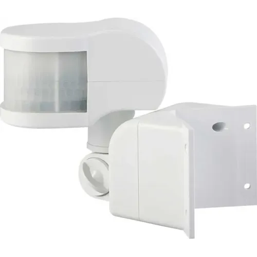 Датчик руху інфрачервоний e.sensor.pir.13.white(білий) 270°, IP44 Датчик руху інфрачервоний e.sensor.pir.13.white(білий) 270°, IP44