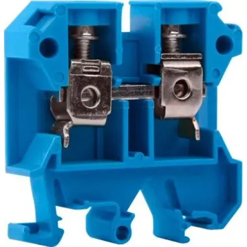 Клемная колодка наборная на DIN-рельсе e.tc.din.pro.16.blue, синяя, без крышки Клемная колодка наборная на DIN-рельсе e.tc.din.pro.16.blue, синяя, без крышки