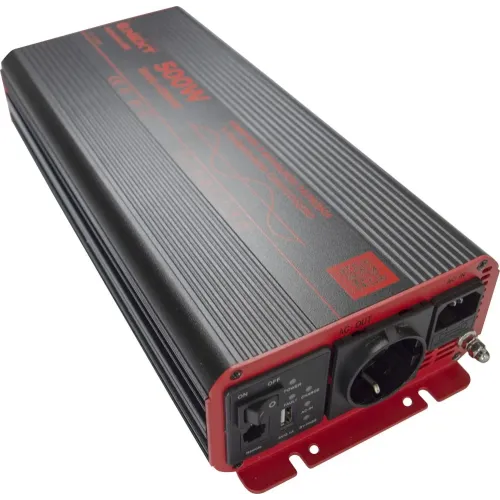 Инвертор с функцией зарядки e.inv.pro.500 12/220В 500Вт, чистый синус Инвертор с функцией зарядки e.inv.pro.500 12/220В 500Вт, чистый синус