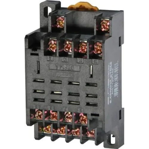 Разъем модульный e.control.p104s для промежуточного реле 10А на 4 группы контактов Разъем модульный e.control.p104s для промежуточного реле 10А на 4 группы контактов
