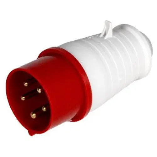Силова вилка переносна e.plug.pro.5.32, 5п., 380В, 32А (025) Силова вилка переносна e.plug.pro.5.32, 5п., 380В, 32А (025)