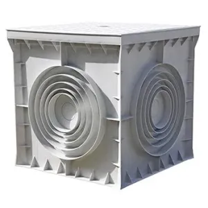 Колодязь кабельний пластиковий e.manhole.400.400.400.cover, 400х400х400мм з кришкою Колодязь кабельний пластиковий e.manhole.400.400.400.cover, 400х400х400мм з кришкою