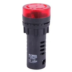 Арматура світлозвукосигнальна аварійна e.ad22.230.buzzer.red ∅22мм 230В АС червона Арматура світлозвукосигнальна аварійна e.ad22.230.buzzer.red ∅22мм 230В АС червона