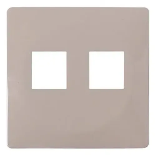 Панель e.lux.16121L.pn.ivory к розетке двойной под Jack RJ12 или RJ45, "слоновая кость" Панель e.lux.16121L.pn.ivory к розетке двойной под Jack RJ12 или RJ45, "слоновая кость"