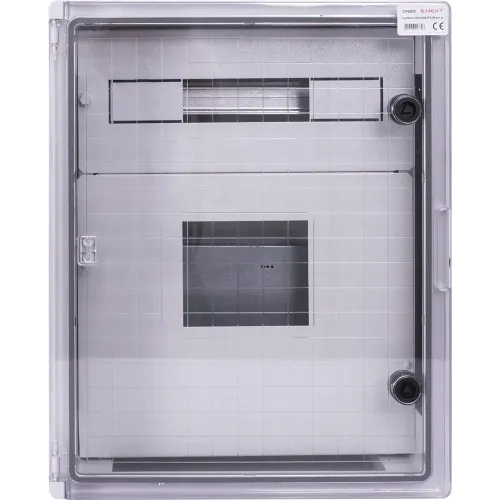 Корпус ударопрочный с АБС-пластика e.plbox.400.500.175.3f.6m.tr, 400х500х185мм, IP65 с прозрачными дверцами, панелью под 3 - фазный счетчик и 6 модулей Корпус ударопрочный с АБС-пластика e.plbox.400.500.175.3f.6m.tr, 400х500х185мм, IP65 с прозрачными дверцами, панелью под 3 - фазный счетчик и 6 модулей