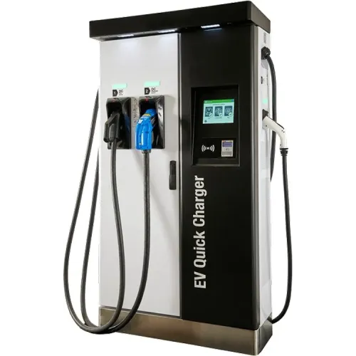 Станція для заряду електромобілів RAPTION 50 2 х 50кВт 50-500В 125А CHAdeMO + CCS2 (неодночасний заряд) + 22кВт 400В 32A Type2 розетка Станція для заряду електромобілів RAPTION 50 2 х 50кВт 50-500В 125А CHAdeMO + CCS2 (неодночасний заряд) + 22кВт 400В 32A Type2 розетка