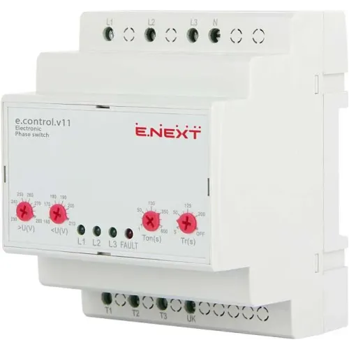 Реле вибору фаз 16А e.control.v11 Реле вибору фаз 16А e.control.v11