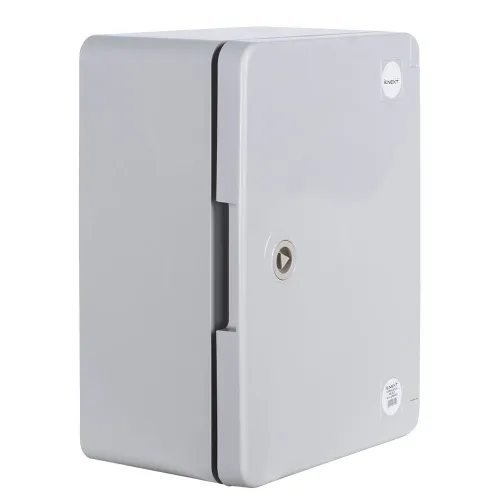 Корпус з ABS-пластику e.plbox.pro.p.33.25.14 з непрозорими дверцятами 330x250x140мм IP65 Корпус з ABS-пластику e.plbox.pro.p.33.25.14 з непрозорими дверцятами 330x250x140мм IP65