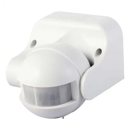 Датчик руху інфрачервоний e.sensor.pir.09.white(білий), 180°, IP44 Датчик руху інфрачервоний e.sensor.pir.09.white(білий), 180°, IP44
