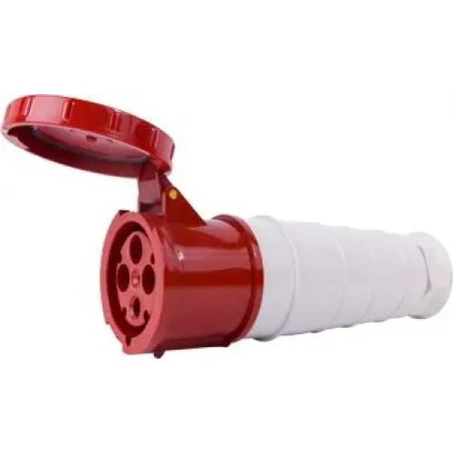 Силовая розетка переносная e.socket.pro.4.125, 4п., 380В, IP 67, 125А (244) Силовая розетка переносная e.socket.pro.4.125, 4п., 380В, IP 67, 125А (244)
