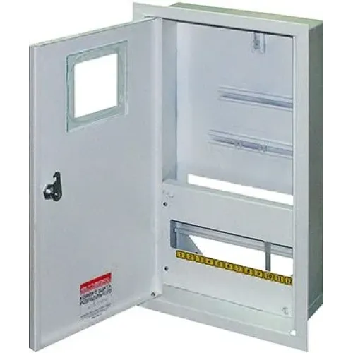 Корпус e.mbox.stand.w.f3.12.z.e металлический, под 3-ф. электронный счетчик, 12 мод., встраиваемый, с замком Корпус e.mbox.stand.w.f3.12.z.e металлический, под 3-ф. электронный счетчик, 12 мод., встраиваемый, с замком