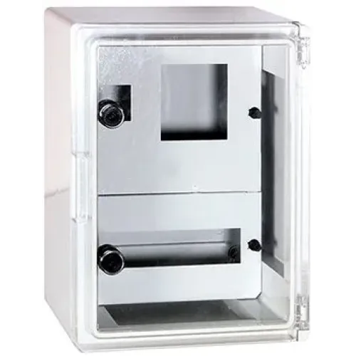 Корпус удароміцний з АБС-пластика e.plbox.300.400.165.1f.15m.tr, 300х400х165мм, IP65 з прозорими дверцятами, панелью під 1 - фазний лічильник і 15 модулі Корпус удароміцний з АБС-пластика e.plbox.300.400.165.1f.15m.tr, 300х400х165мм, IP65 з прозорими дверцятами, панелью під 1 - фазний лічильник і 15 модулі