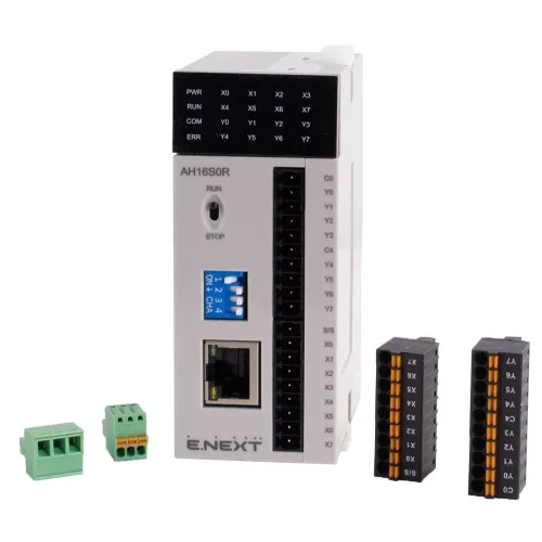 Програмований логічний контролер серії АH 24В 8DI 8DO (relay) 1 RS485 1 Ethernet Програмований логічний контролер серії АH 24В 8DI 8DO (relay) 1 RS485 1 Ethernet