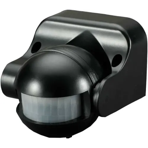 Датчик руху інфрачервоний e.sensor.pir.09.black(чорний), 180°, IP44 Датчик руху інфрачервоний e.sensor.pir.09.black(чорний), 180°, IP44