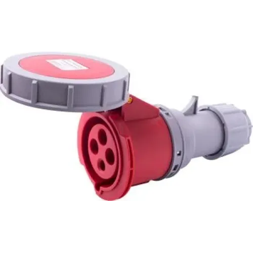Силовая розетка переносная e.socket.224.32.67, 4п., 400В, 32А, IP 67 Силовая розетка переносная e.socket.224.32.67, 4п., 400В, 32А, IP 67