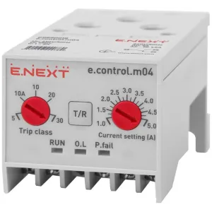 Реле захисту двигуна e.control.m04, 1-5А Реле захисту двигуна e.control.m04, 1-5А