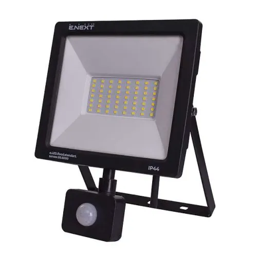 Прожектор светодиодный с датчиком движения e.LED.flood.stand.sensor.50.6000, 50Вт, 6000К Прожектор светодиодный с датчиком движения e.LED.flood.stand.sensor.50.6000, 50Вт, 6000К