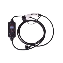 Переносна зарядна станція e.charge.portable.T2-SCHUKO.1L3 230В, 6-16А, роз'єм: SCHUKO/Т2, довжина:1м/4м Переносна зарядна станція e.charge.portable.T2-SCHUKO.1L3 230В, 6-16А, роз'єм: SCHUKO/Т2, довжина:1м/4м