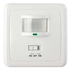 Датчик руху інфрачервоний настінний, прихованого монтажу e.sensor.pir.01B.white(білий), 160°, IP20 Датчик руху інфрачервоний настінний, прихованого монтажу e.sensor.pir.01B.white(білий), 160°, IP20
