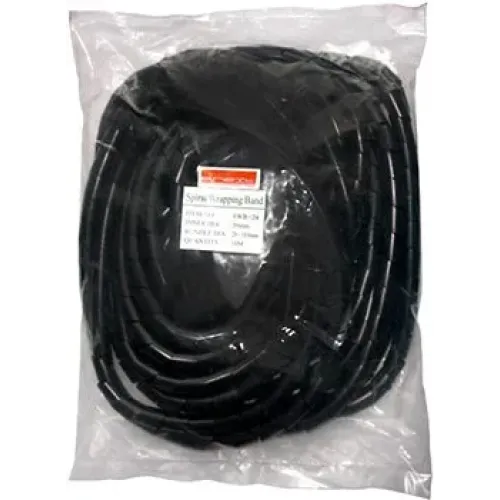 Спиральная обвязка e.spiral.stand.10.black, 8-60 мм, 10м, черная Спиральная обвязка e.spiral.stand.10.black, 8-60 мм, 10м, черная