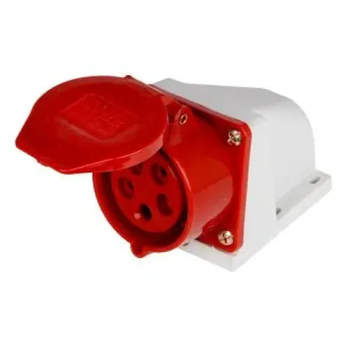 Силовая розетка стационарная e.socket.pro.5.32, 5п., 380В, 32А (125) Силовая розетка стационарная e.socket.pro.5.32, 5п., 380В, 32А (125)