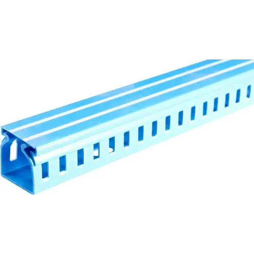 Короб пластиковий перфорований e.trunking.perf.stand.80.60, 80х60мм, блакитний 2м Короб пластиковий перфорований e.trunking.perf.stand.80.60, 80х60мм, блакитний 2м