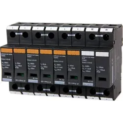 Комбинированный ПЗИП e.POmI.3+1 LCF 100/25, класс I+II+III, 3 полюса + N-PE, моноблок Комбинированный ПЗИП e.POmI.3+1 LCF 100/25, класс I+II+III, 3 полюса + N-PE, моноблок